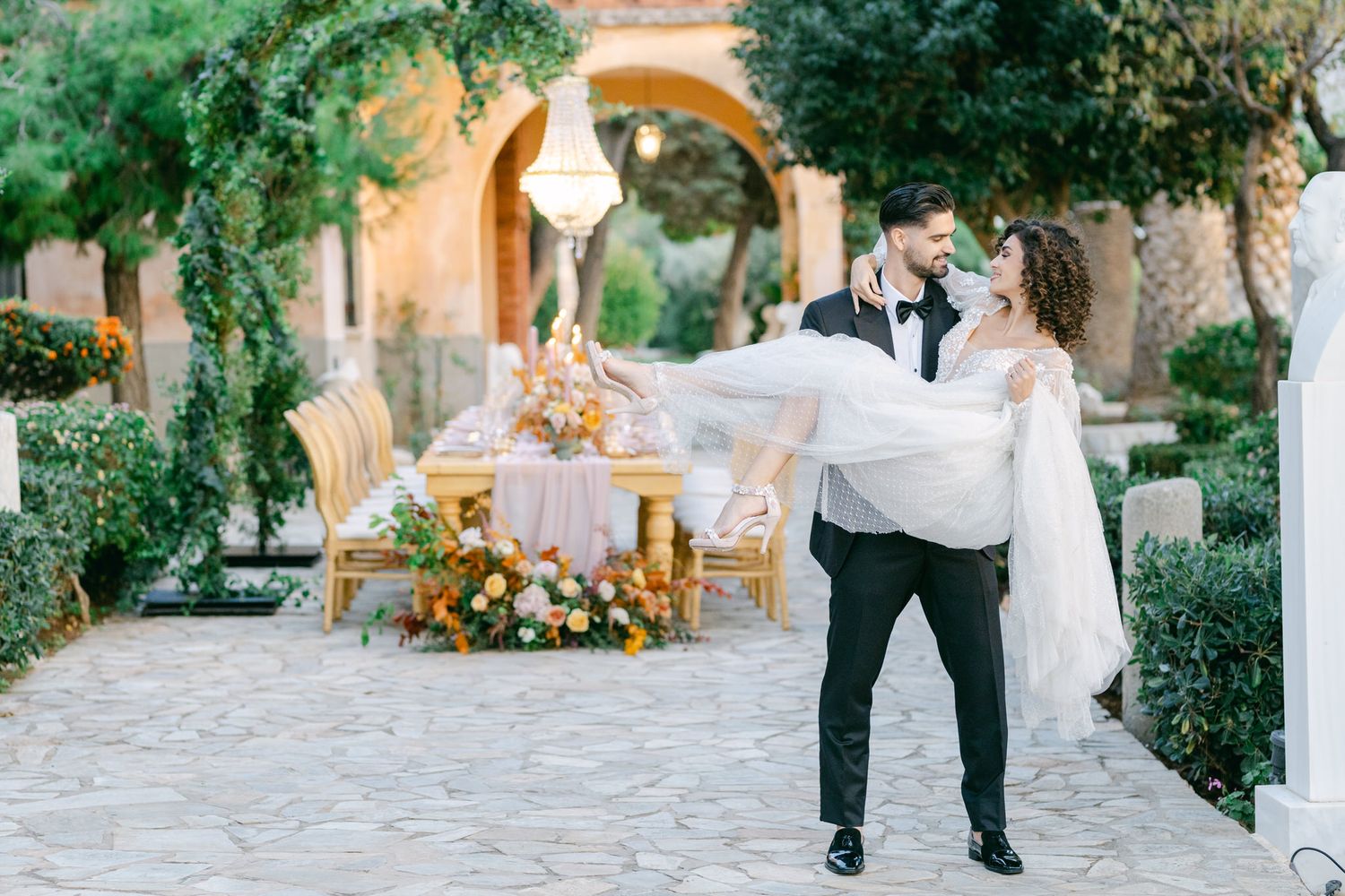 Pyrgos Melissourgou wedding photography with timeless estate atmosphere