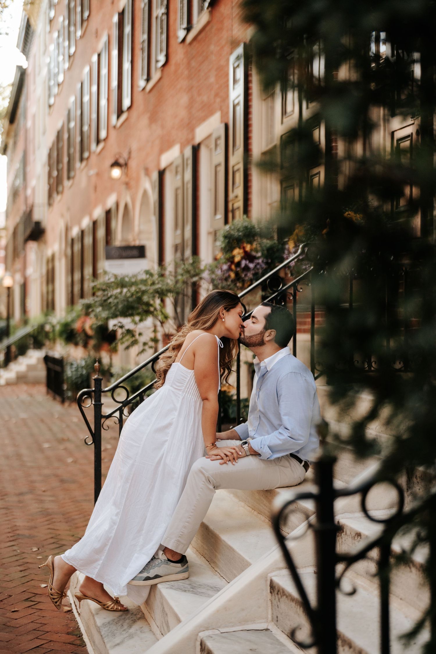 Downtown Philadelphia Engagement Photos