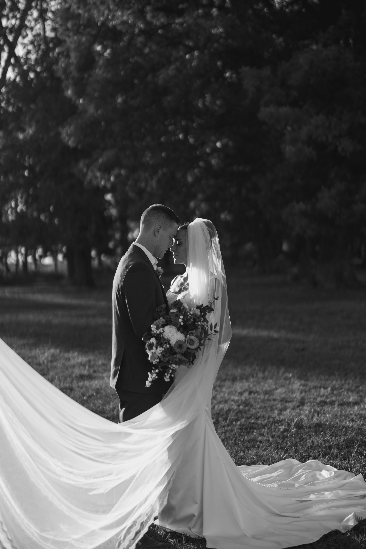 Wedding portrait at Lauxmont Farms Wedding Venue Wrightsville PA