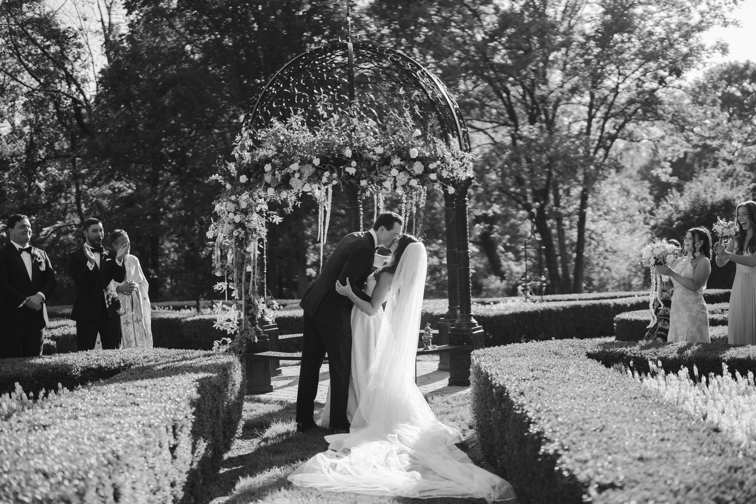 Elegant ceremony at The Inn at Barley Sheaf Farm in Holicong, PA