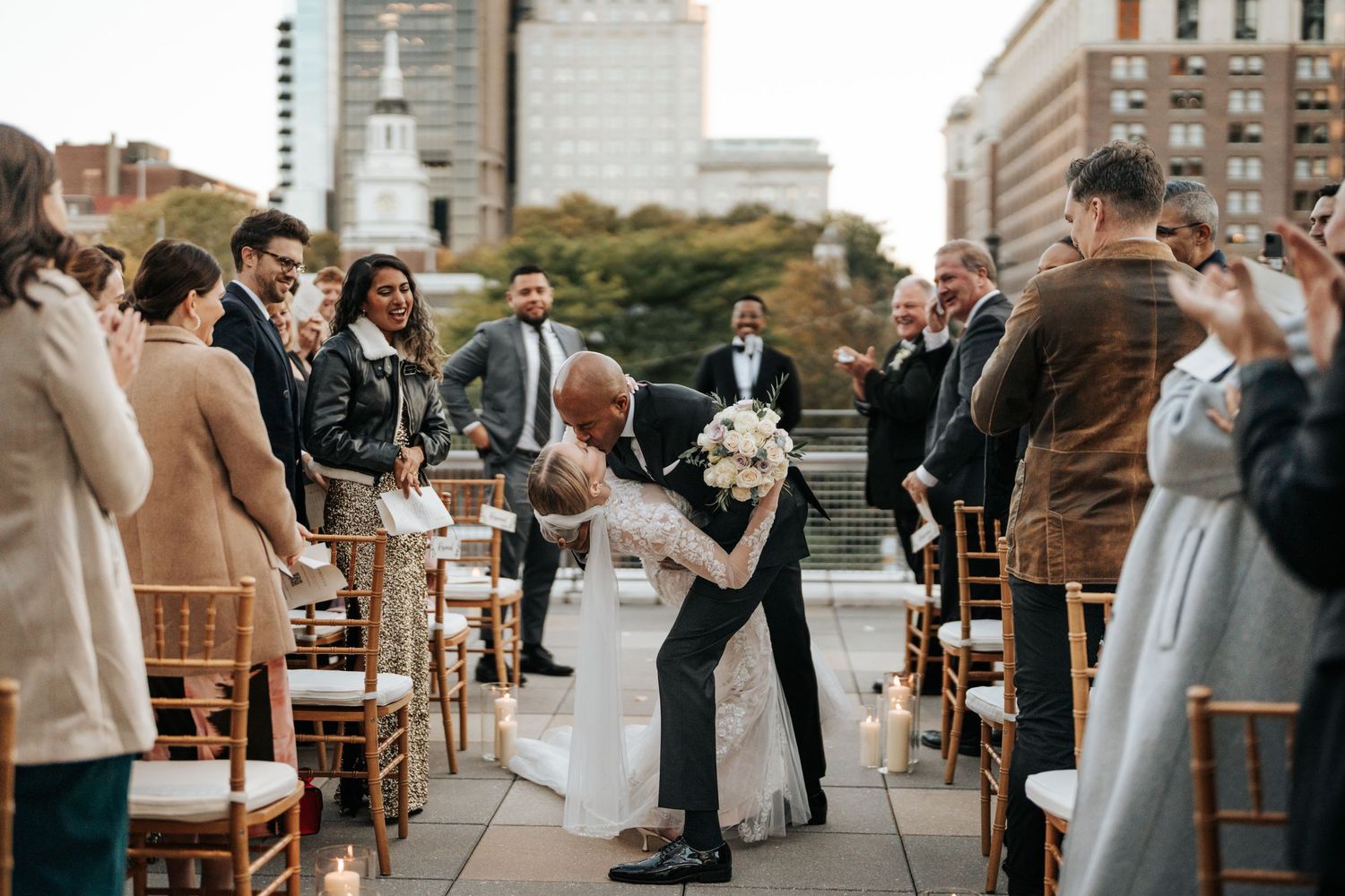 The Liberty View at Independence Visitor Center Wedding Ceremony