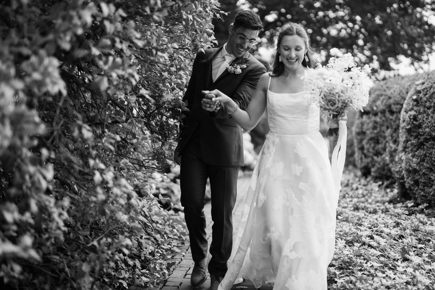Bride and Groom portrait The Cypress House Wedding Venue
