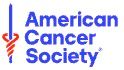 The American Cancer Society logo in blue text with a medical caduceus symbol.