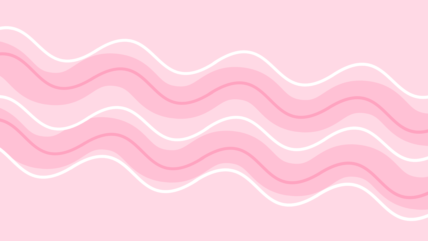 Block background with pink and white waves