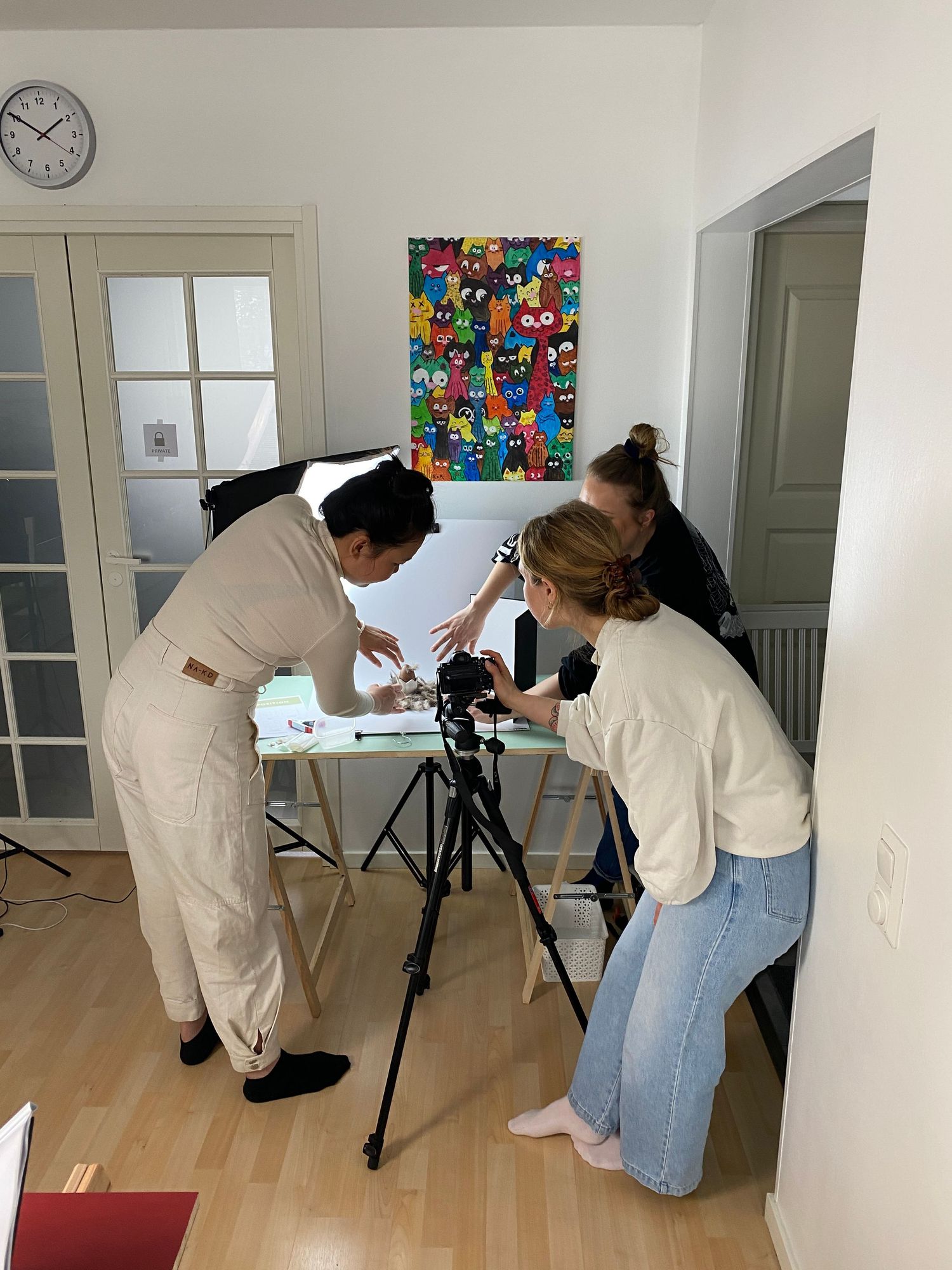 Style & Mingle Winter Workshop Werk BTS - Photo by © Reka Csulak - Three Pod Studio