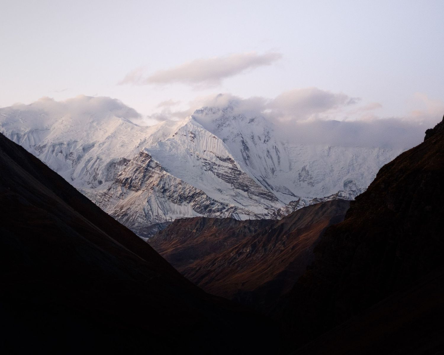 The Annapurna Range at 6am