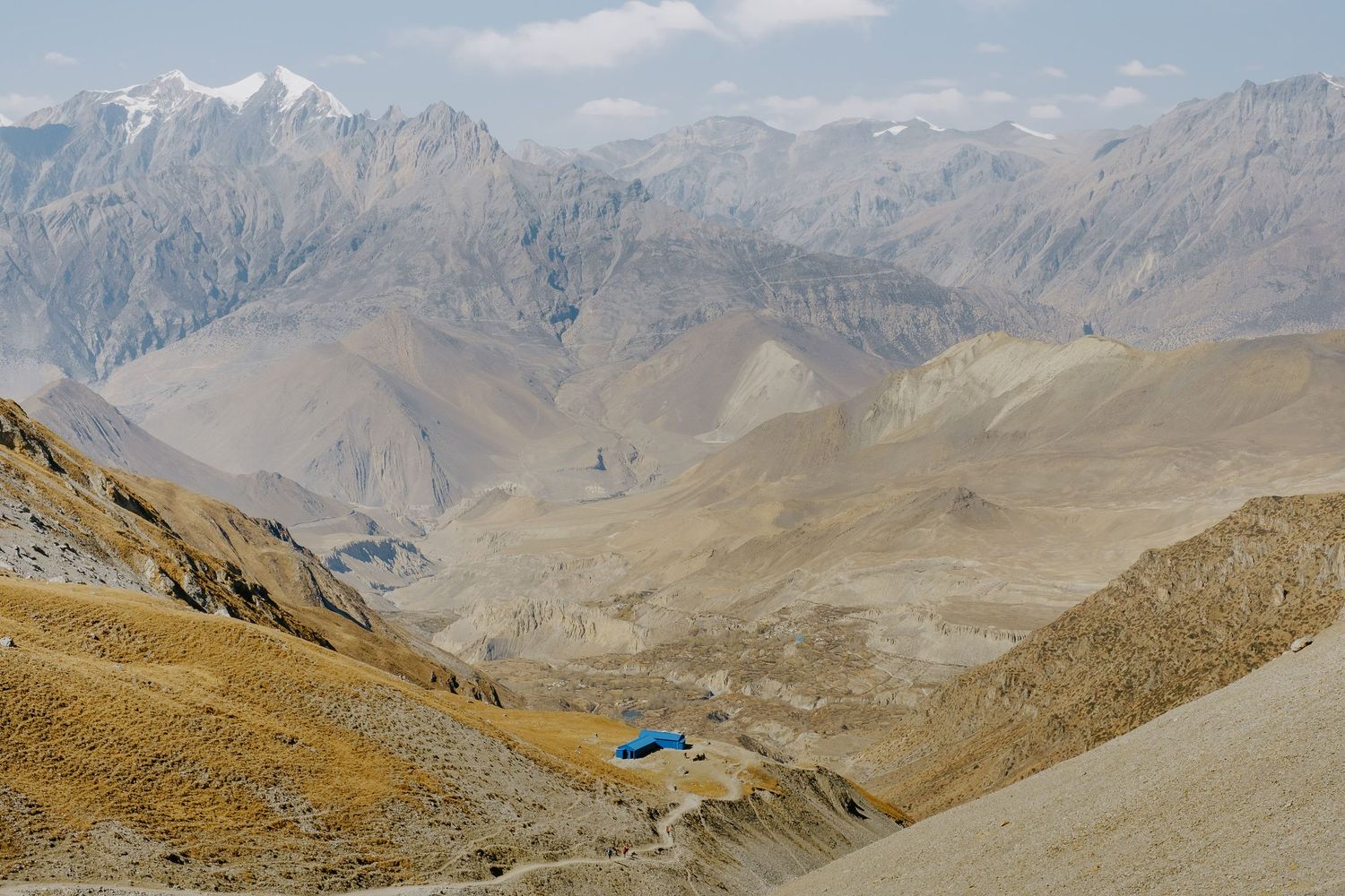 Snow Shelters on Thorong La Pass