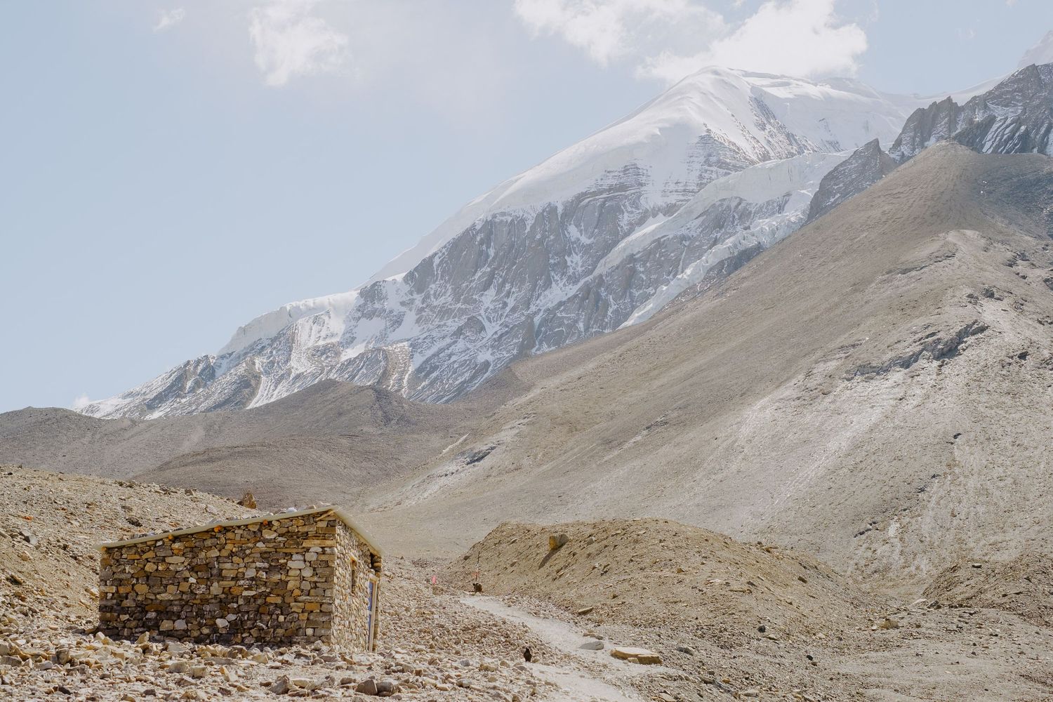 Snow Shelter on Thorong La Pass
