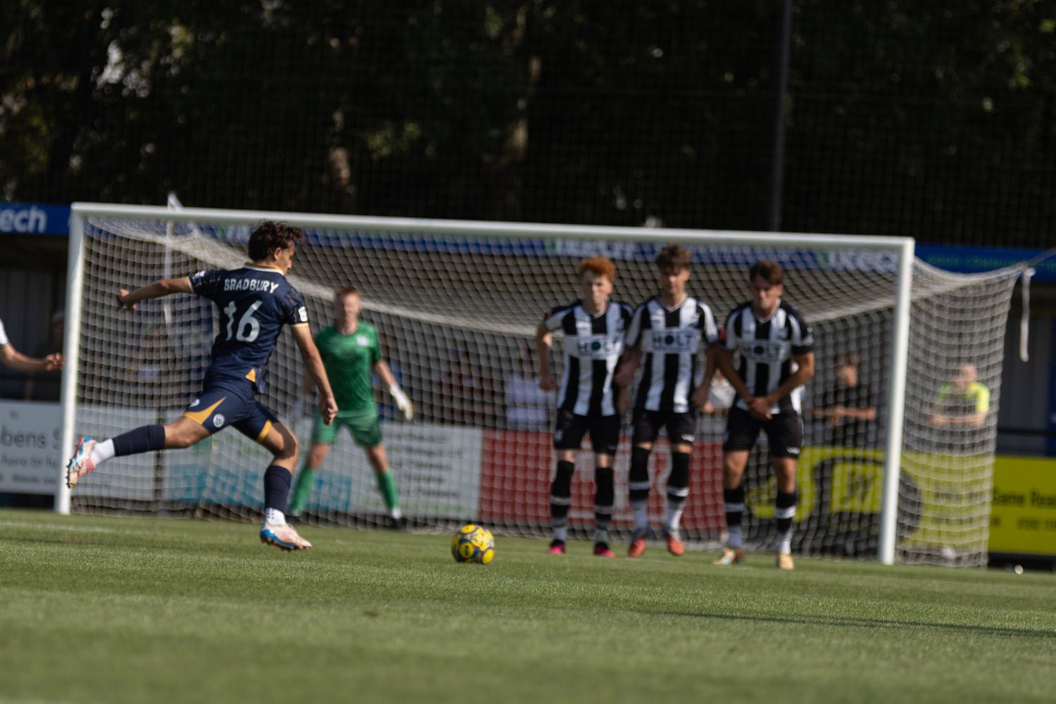 Caine Bradbury free kick