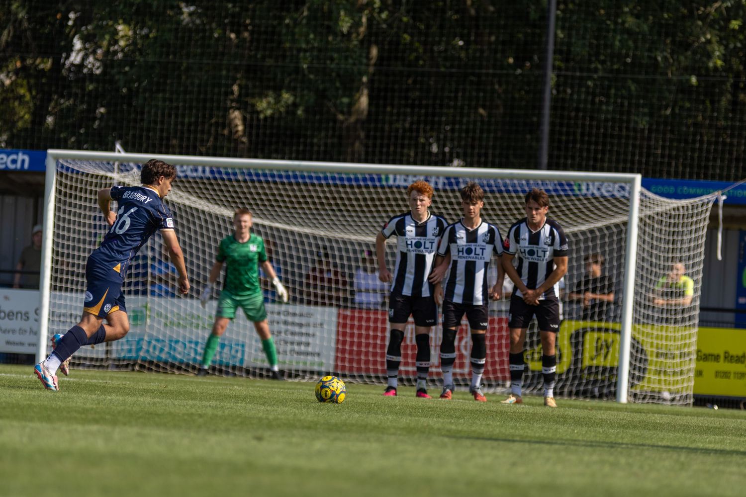 Caine Bradbury free kick