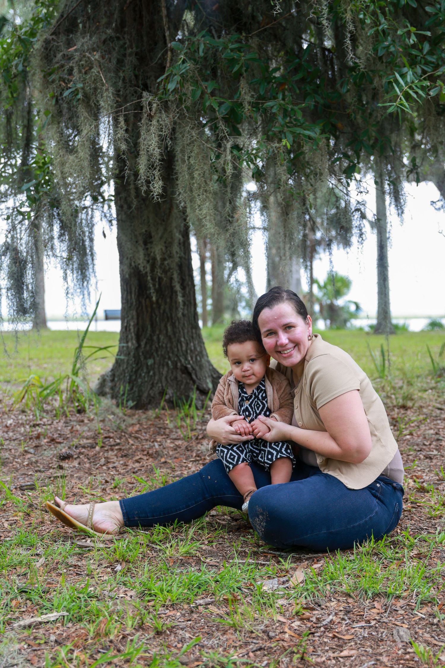 Mommy & Me photoshoot at Ft McAllister Historic State Park