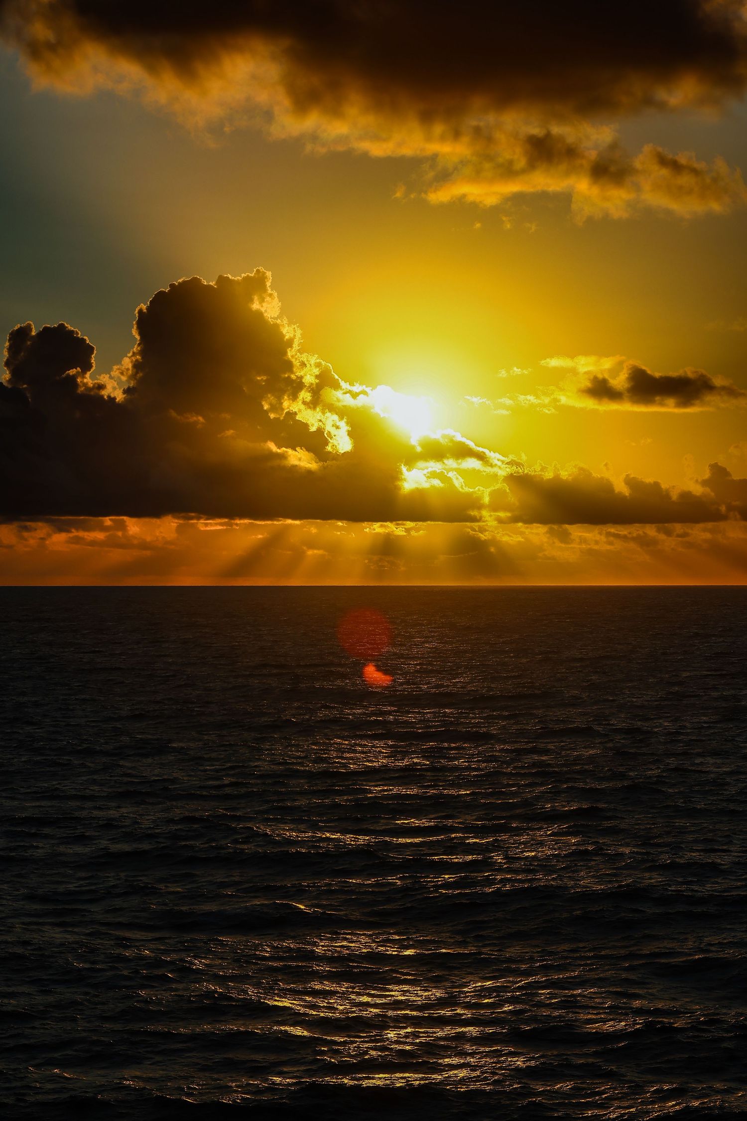 Sunset in the Caribbean