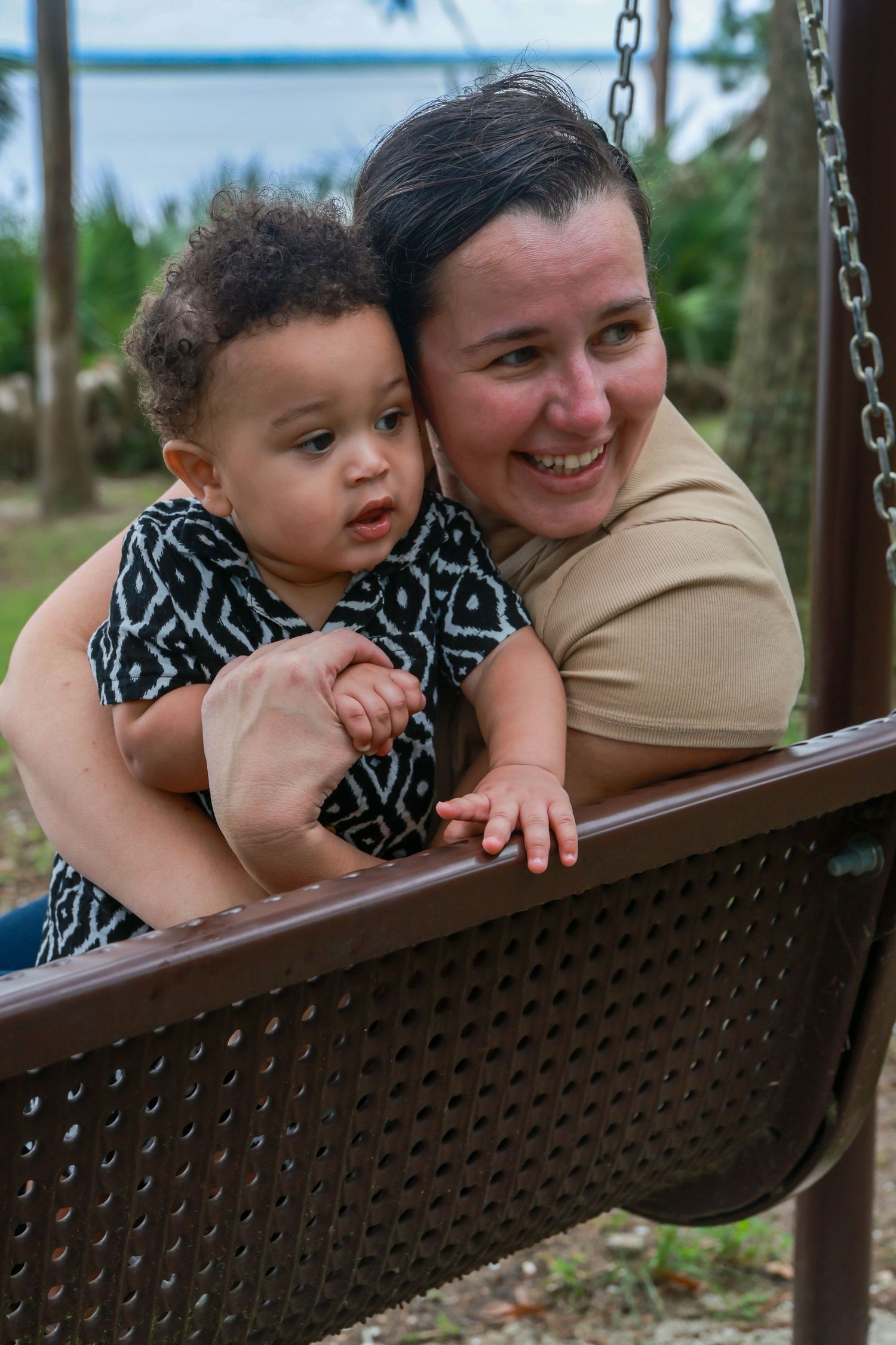Mommy & Me photoshoot at Ft McAllister Historic State Park