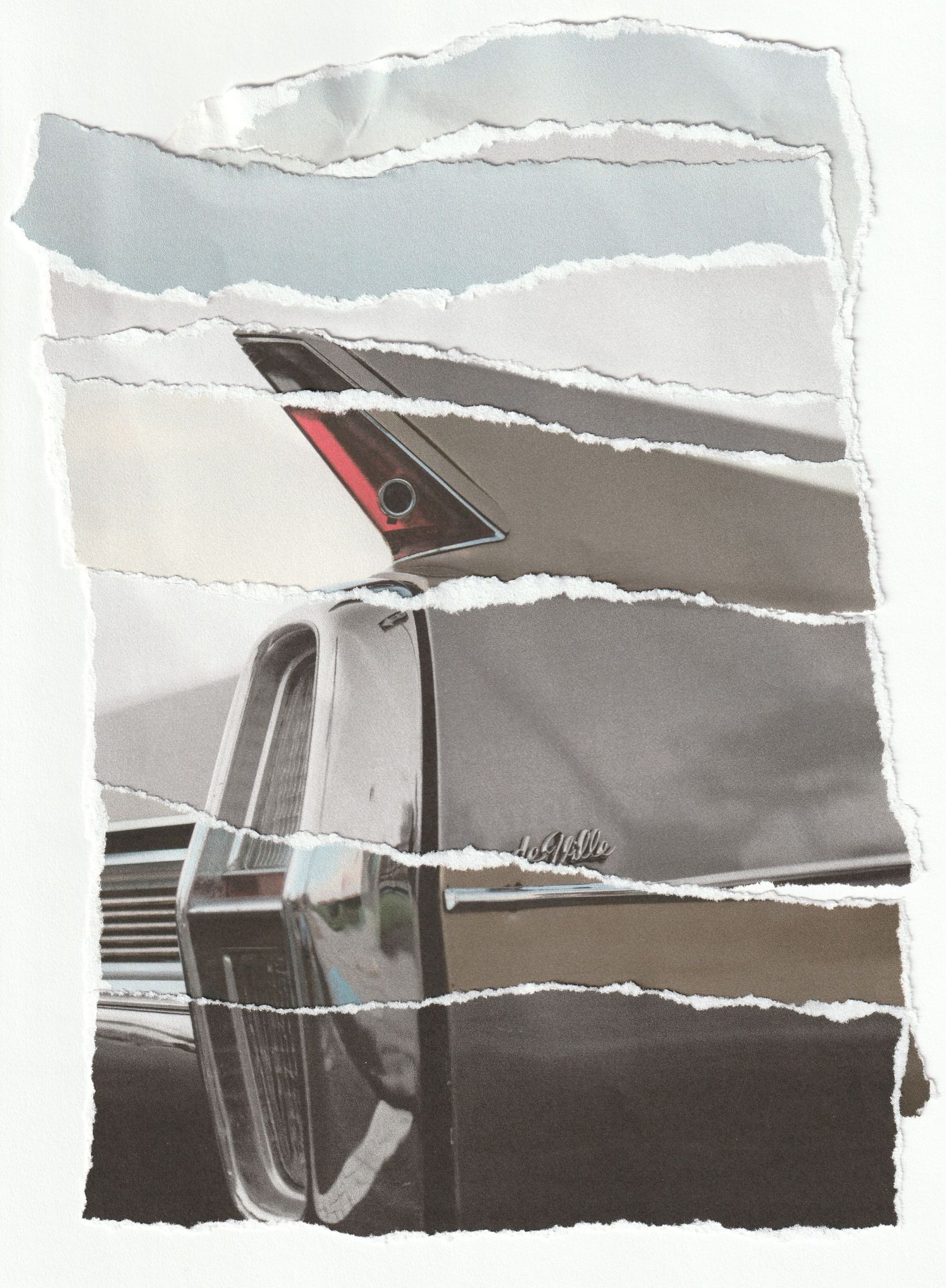 Fractured Photomontage Caddy fin