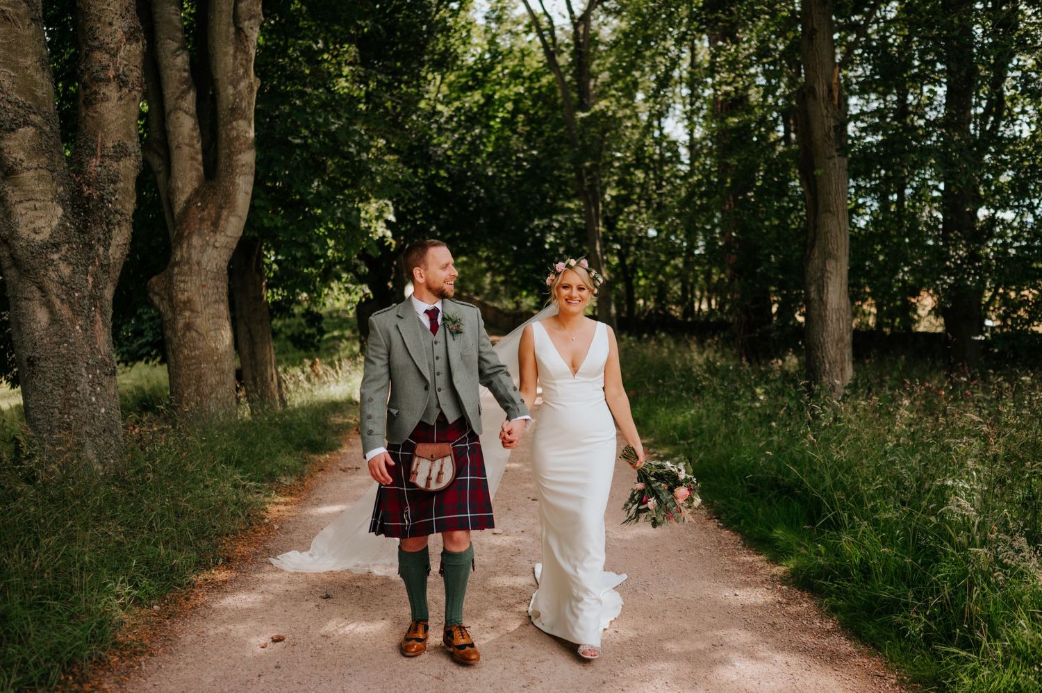 wedding photography at kinkell byre st andrews