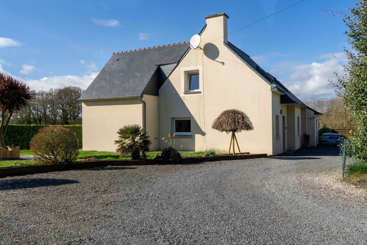 Photo d'une maison prise à Lamballe dans le cadre d'une mission en immobilier