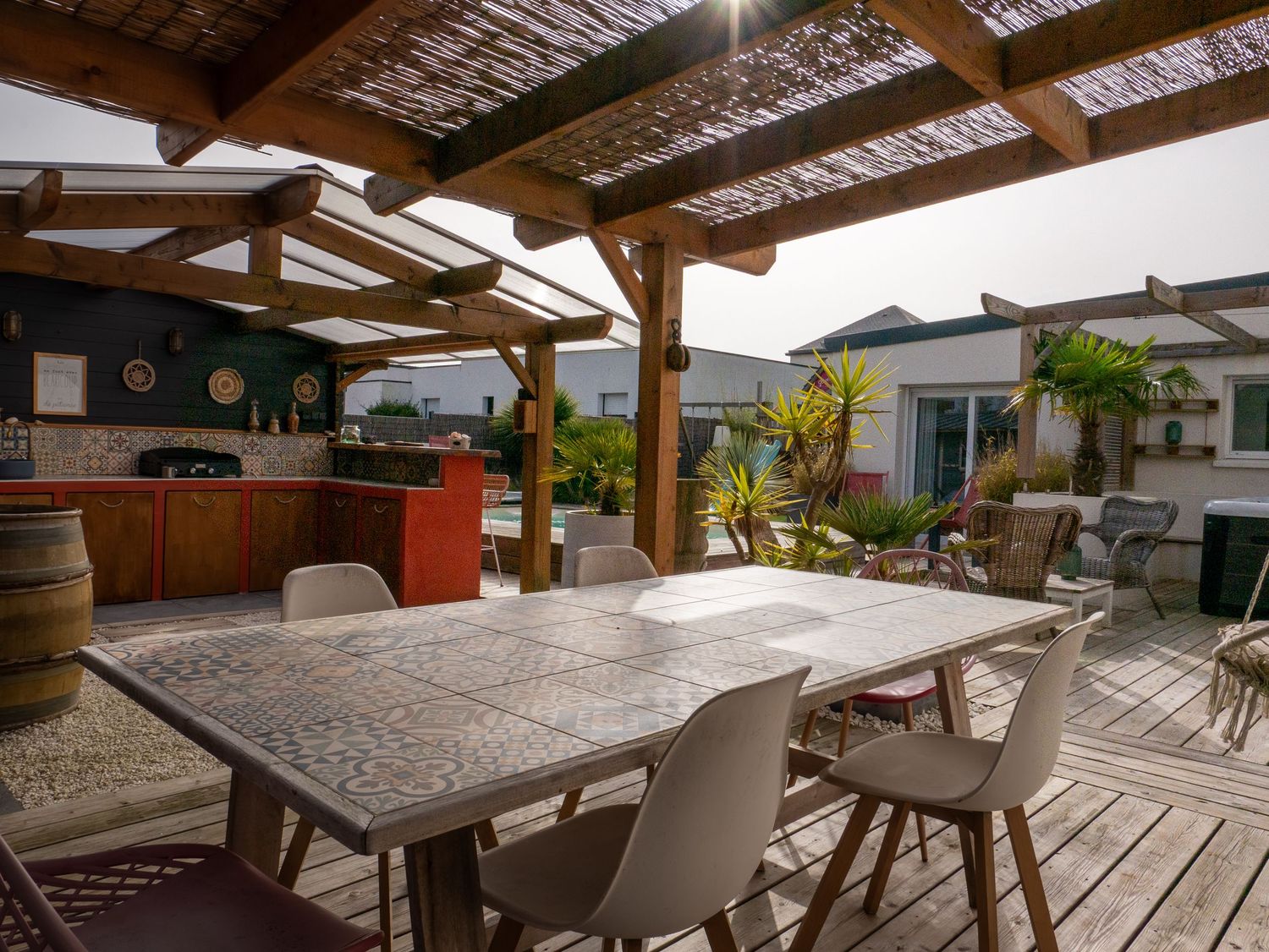 Photo immobilière d'une cuisine exterieur