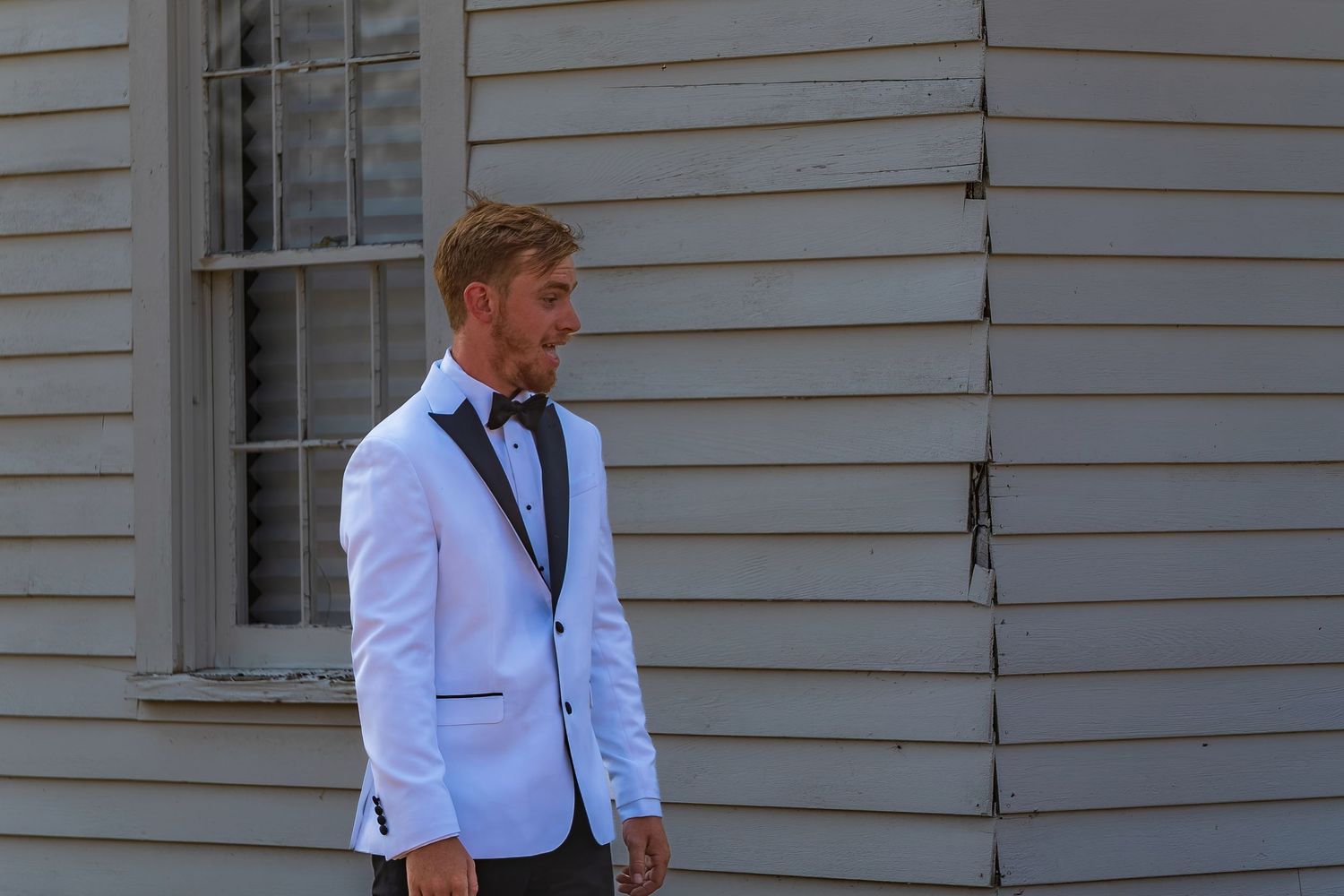 Candid wedding photography sequence showing laughter and emotion.