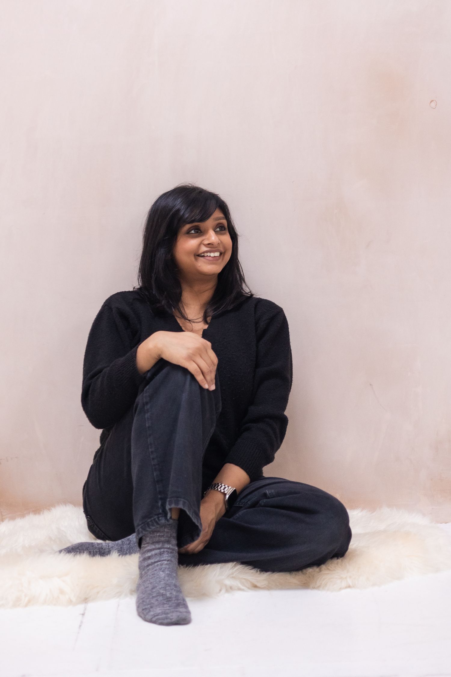 Branding portrait in a calm, light filled space.