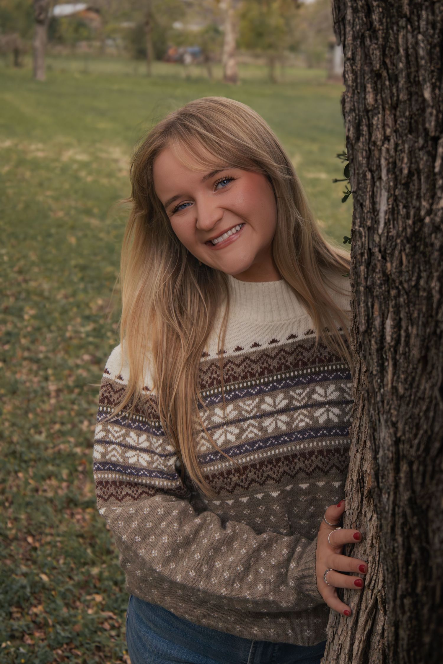 portrait in the park in Georgetown Texas