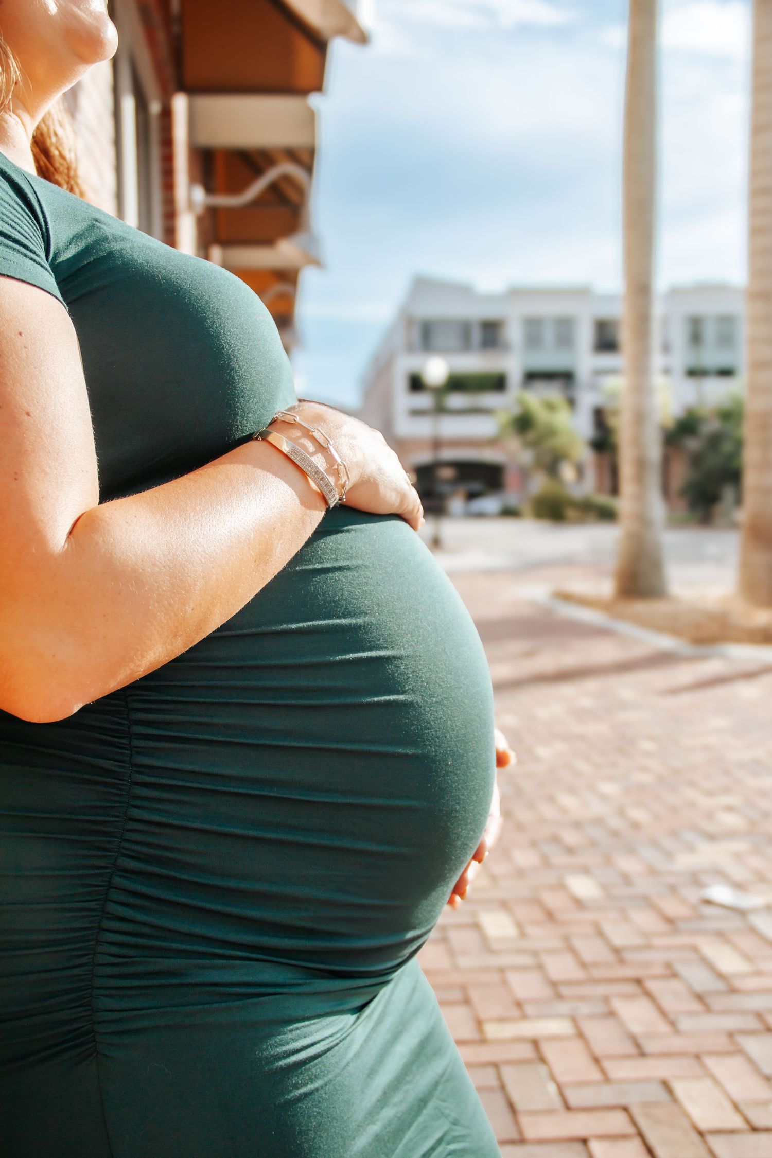 Downtown Punta Gorda Maternity Shoot