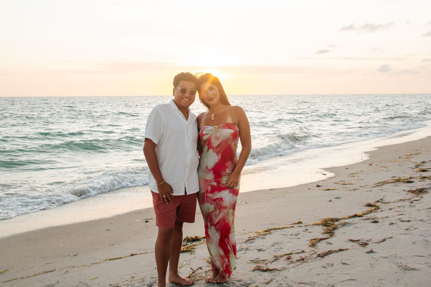 Spring break photoshoot on Englewood Beach