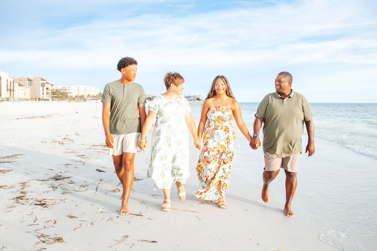 Family session on Siesta Key