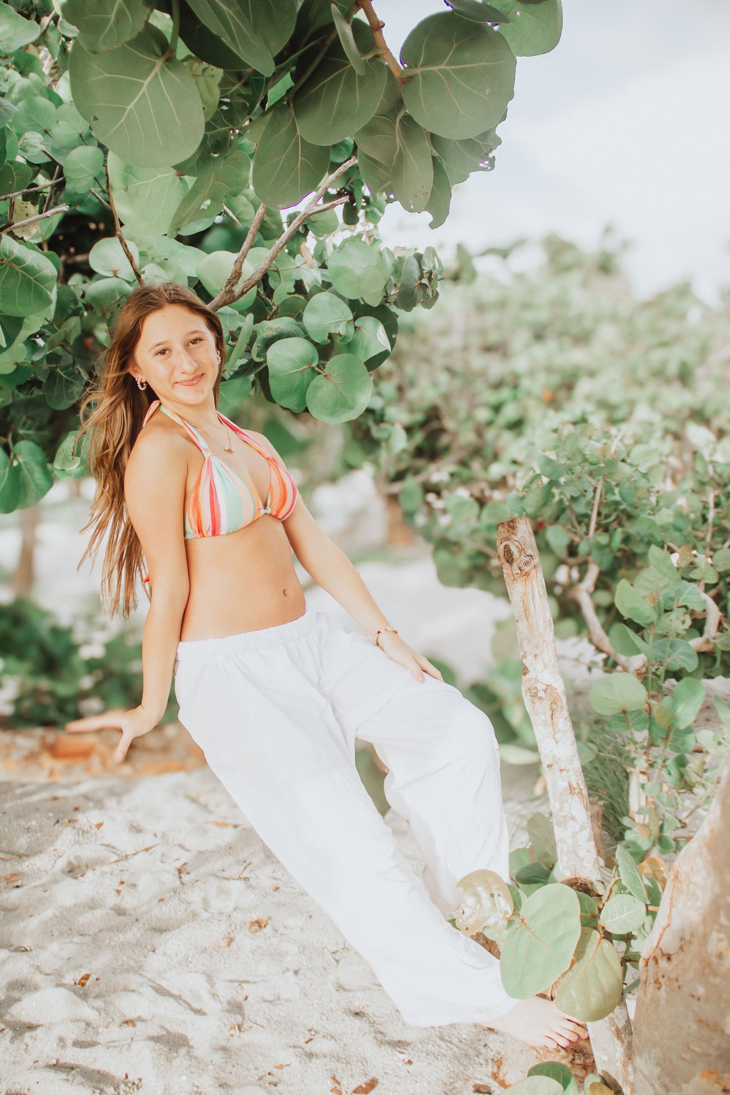 Spring break photoshoot on Englewood Beach