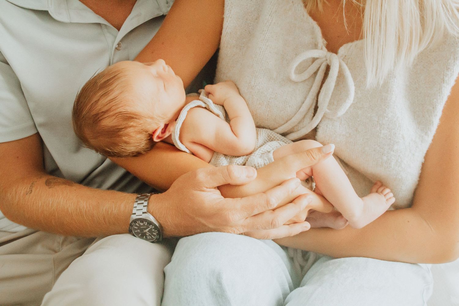 Newborn snuggles