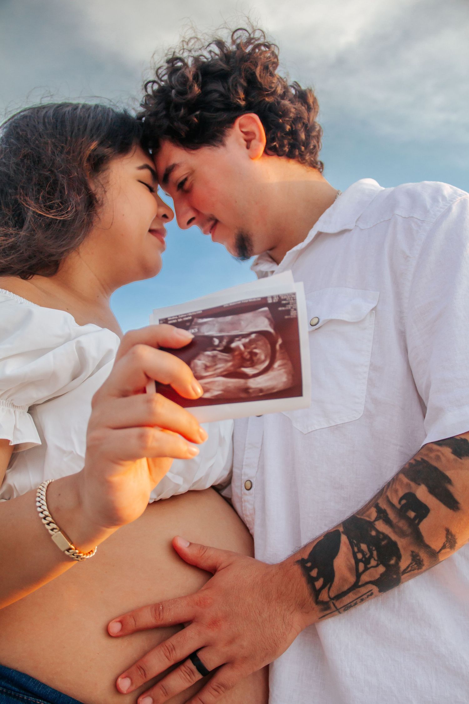 Beach Maternity Session at Siesta Key