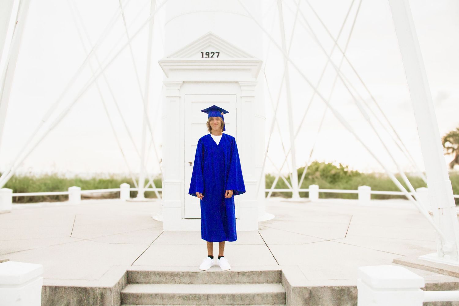 Cap + Gown Shoot at Boca Grande Lighthouse