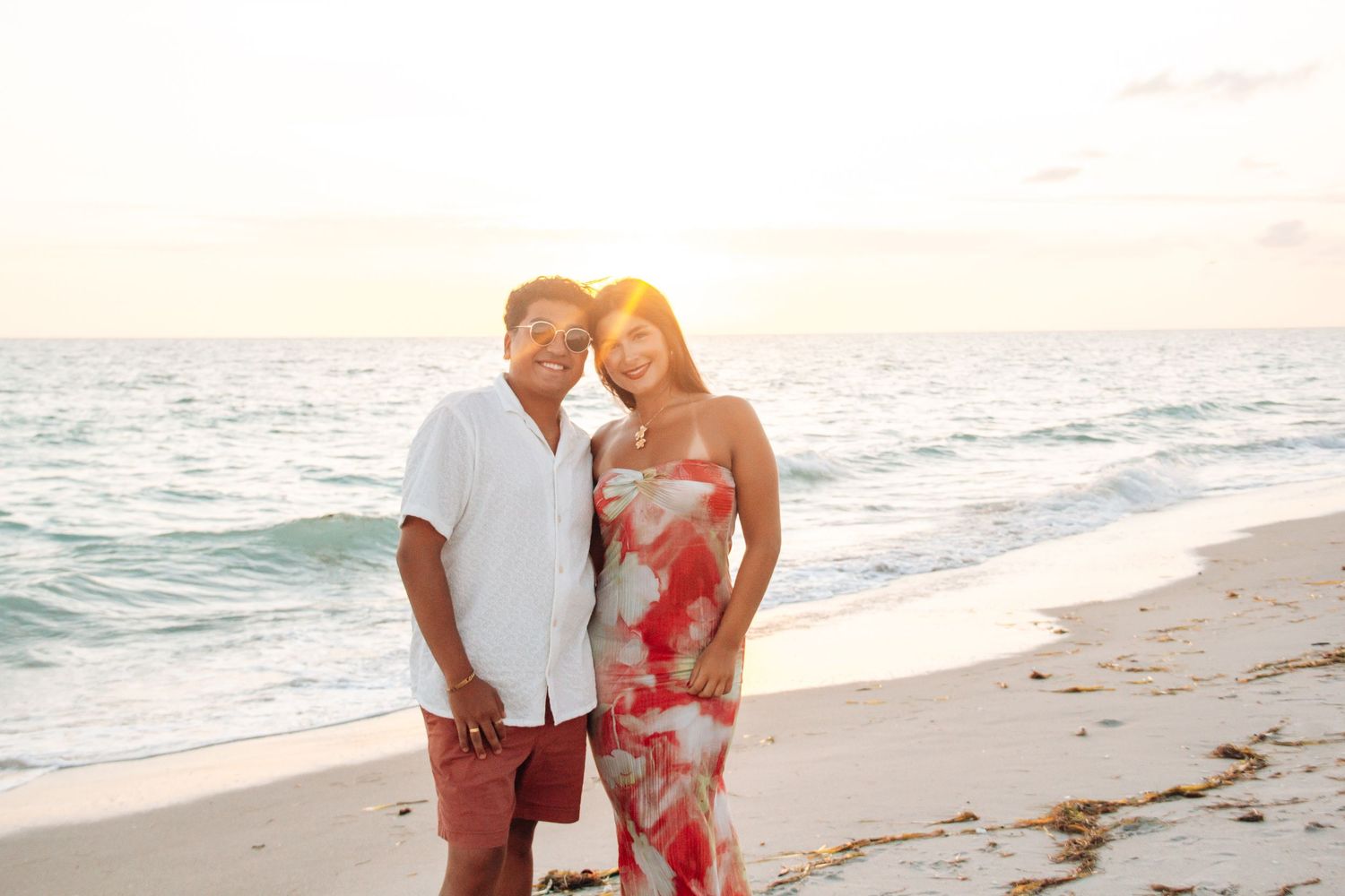 Spring break photoshoot on Englewood Beach
