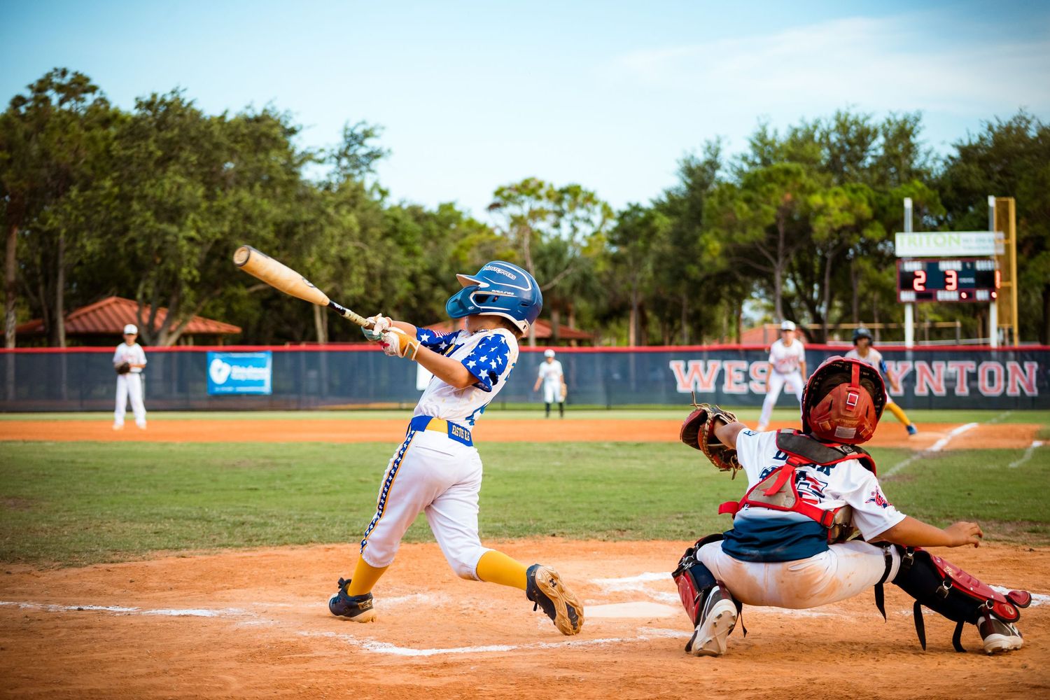 Baseball pitcher winds up for powerful throw during game on sunny outdoor field.