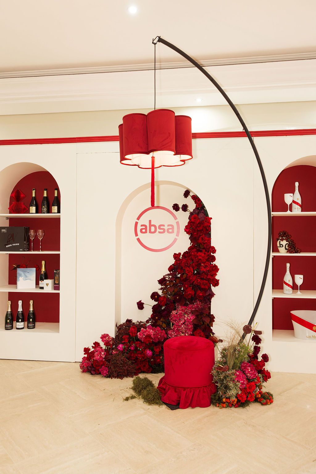 Champagne reception details | Corporate event photography