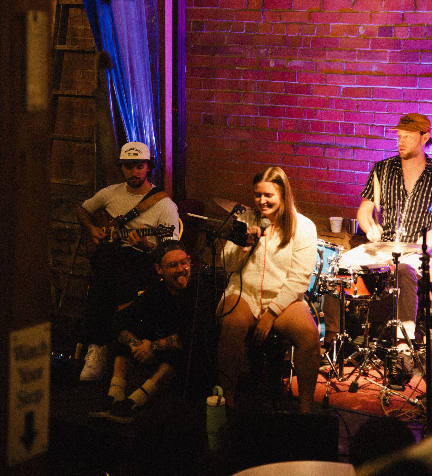 @RileyJBand shot by Mackenzie Shelswell-White @msw.visuals at Trident Booksellers & Cafe Boulder, Colorado