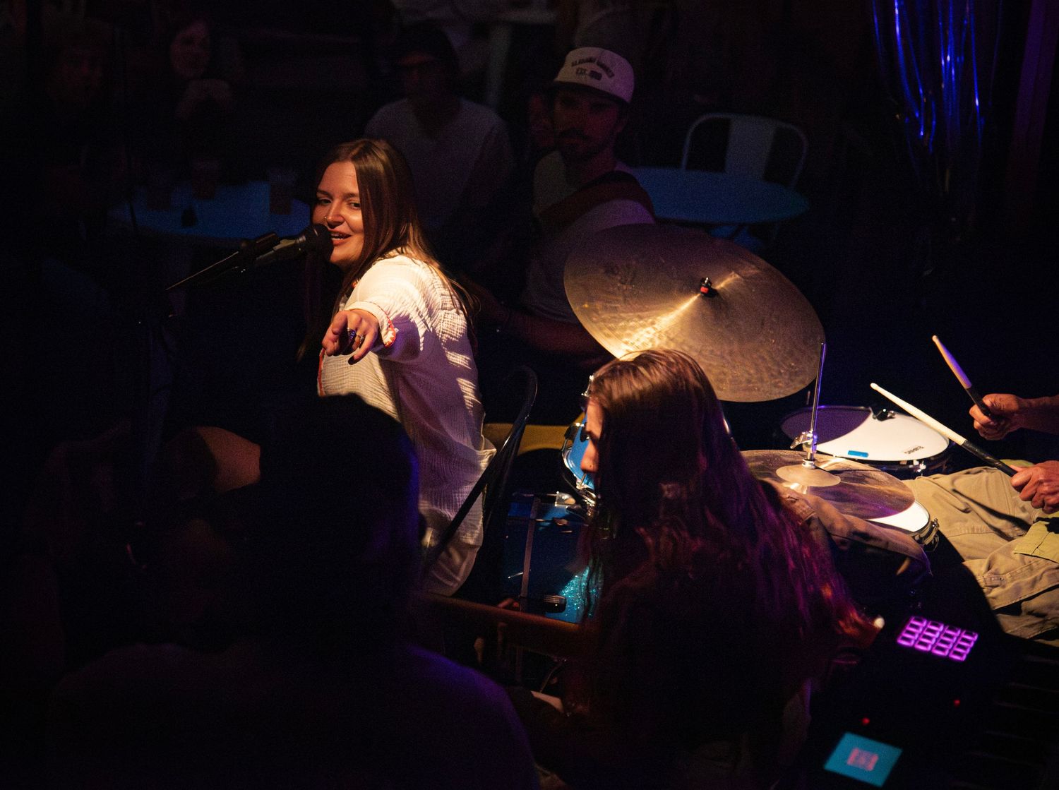 @RileyJBand shot by Mackenzie Shelswell-White @msw.visuals at Trident Booksellers & Cafe Boulder, Colorado