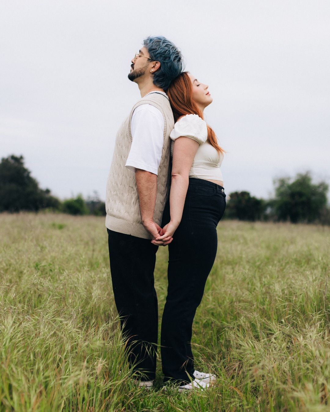 Couple embracing in Laguna Beach, couples photography by Makenzie Rae Photography, Orange County California.