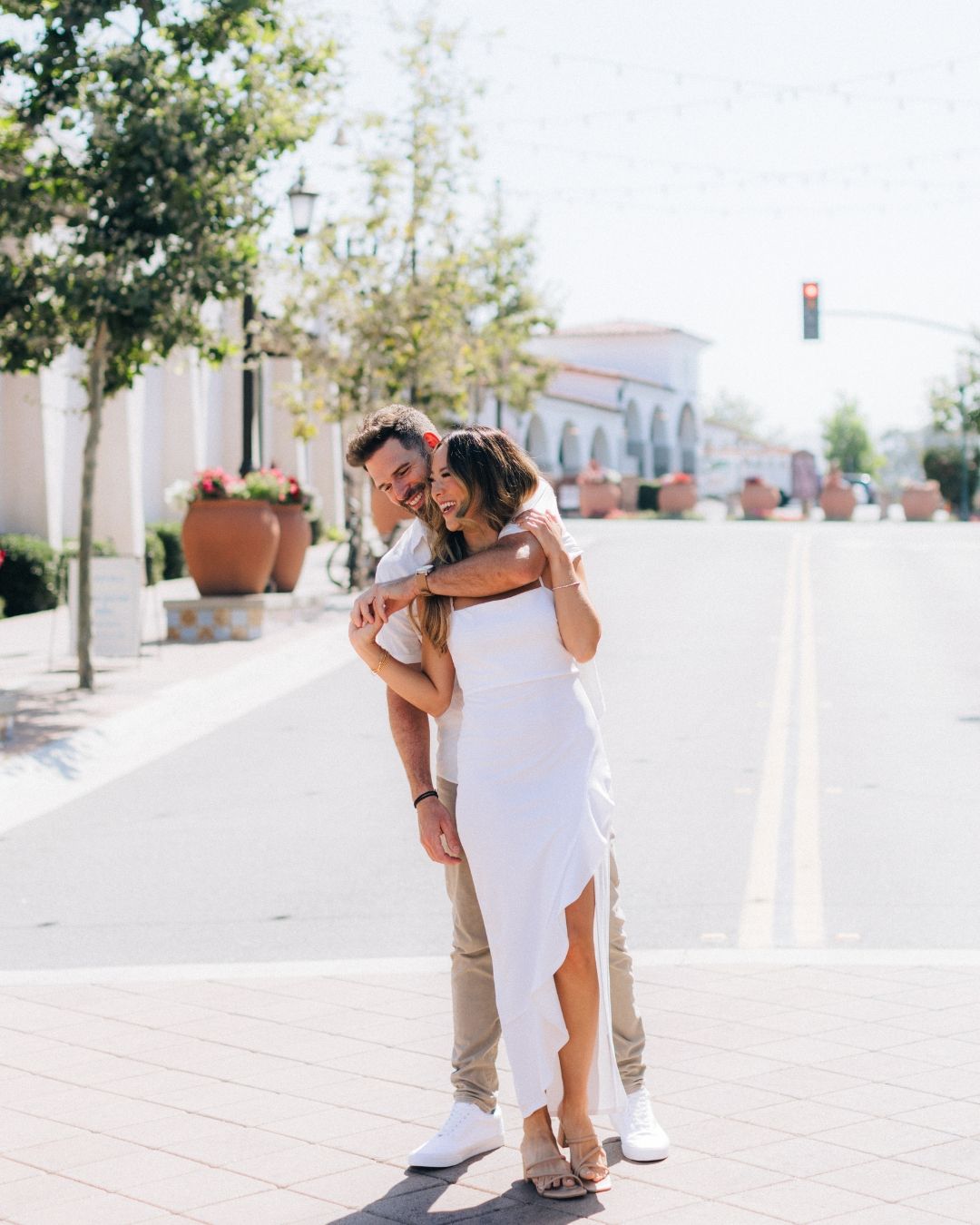 Couples portrait session in South Orange County by Makenzie Rae Photography, Orange County California photographer.