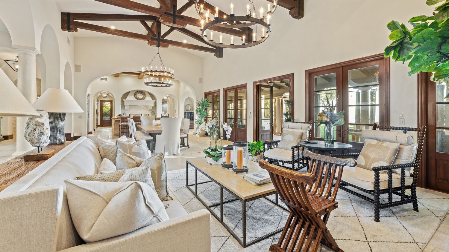 Interior photo of luxury home in Newport Beach, California. Photographed by Makenzie Rae Photo