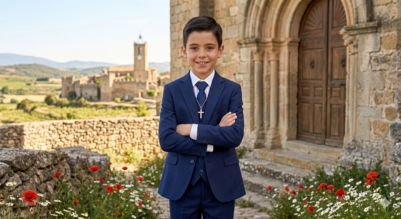 Fotos de comunión artísticas. Sesiones espontáneas que reflejan la esencia de tu hijo/a. Calidad profesional para un recuerdo inolvidable.