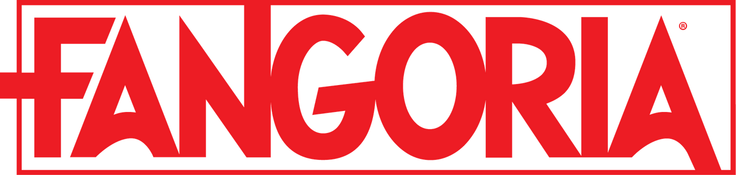 Fangoria magazine logo in bold red letters on white background.