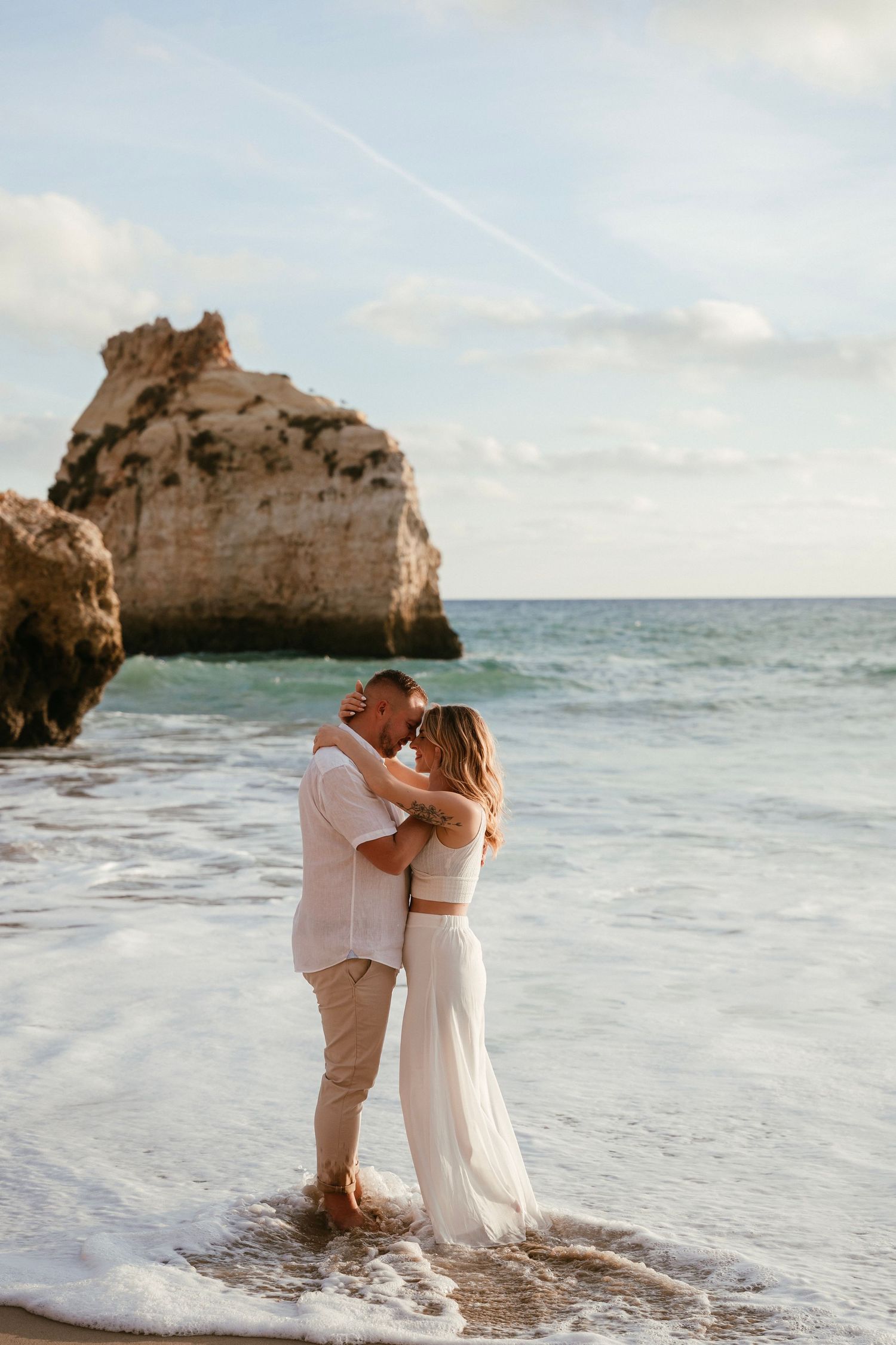 tres irmaos beach-engagement photoshoot algarve-photos on the beach algarve