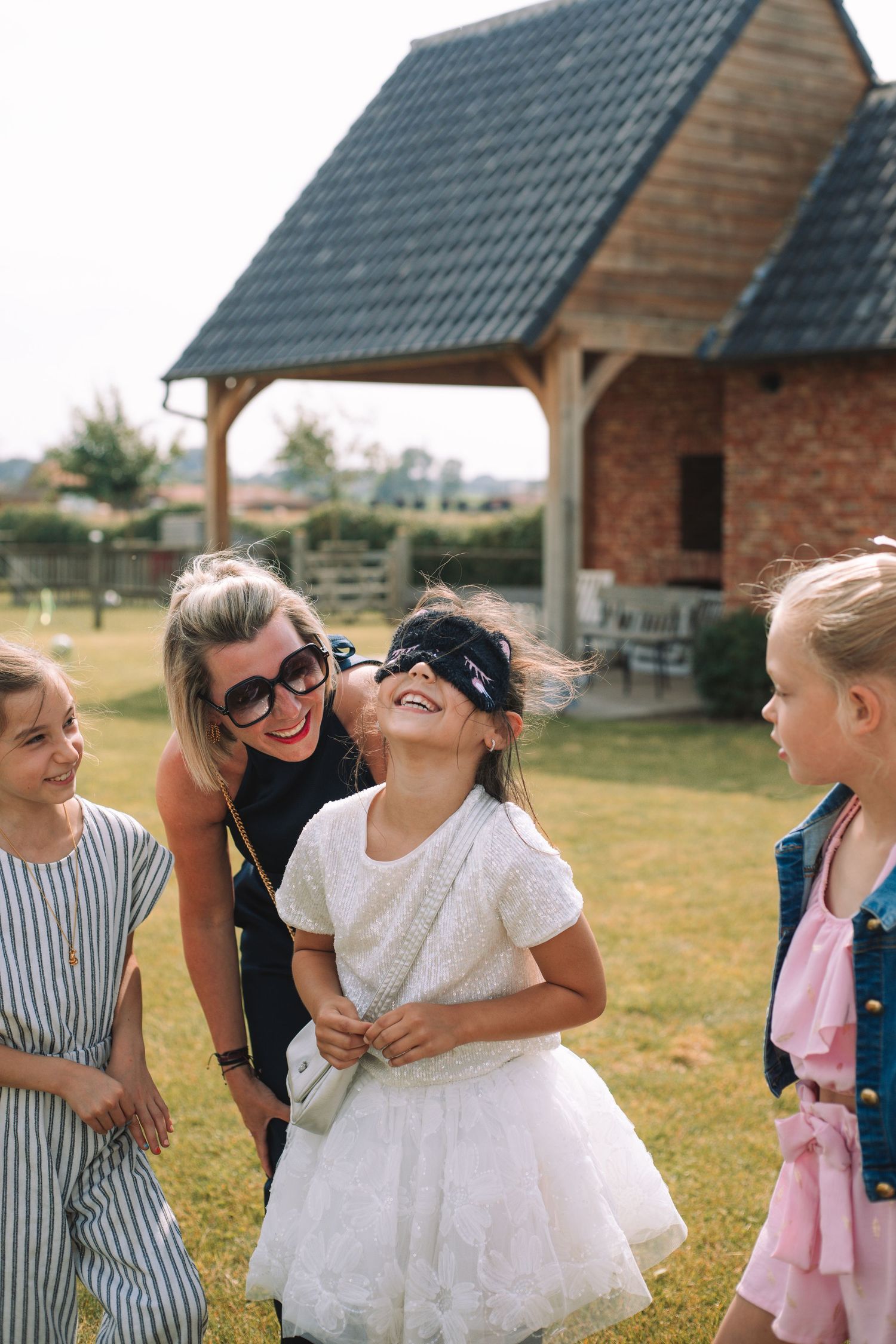 Communiefeest in de tuin