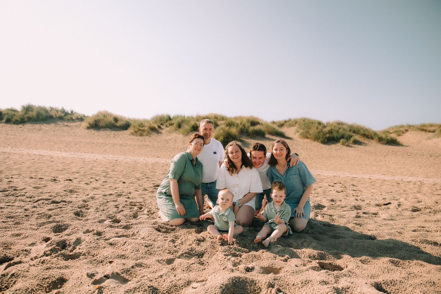 Familieshoot aan zee