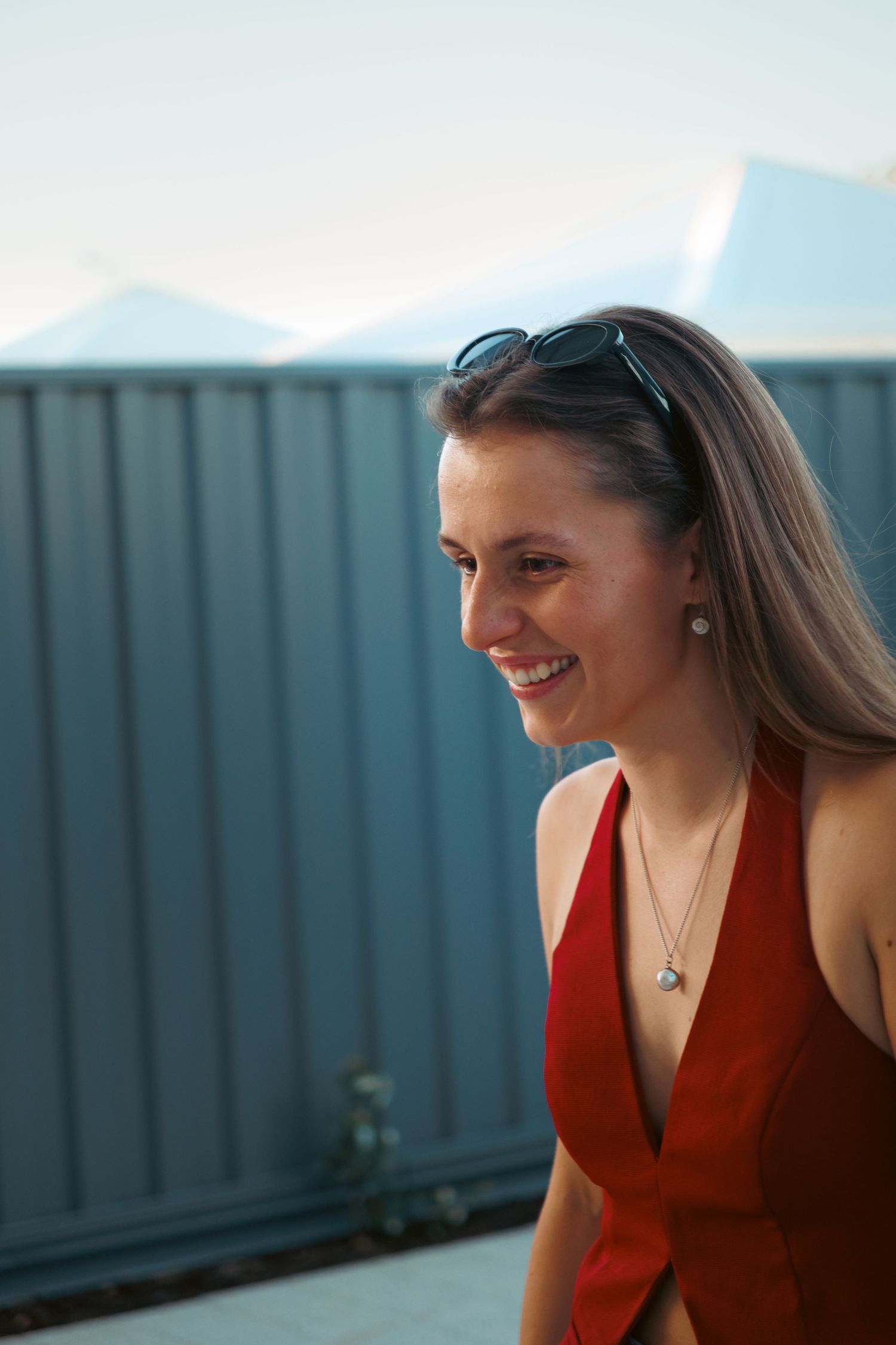 Candid headhshot