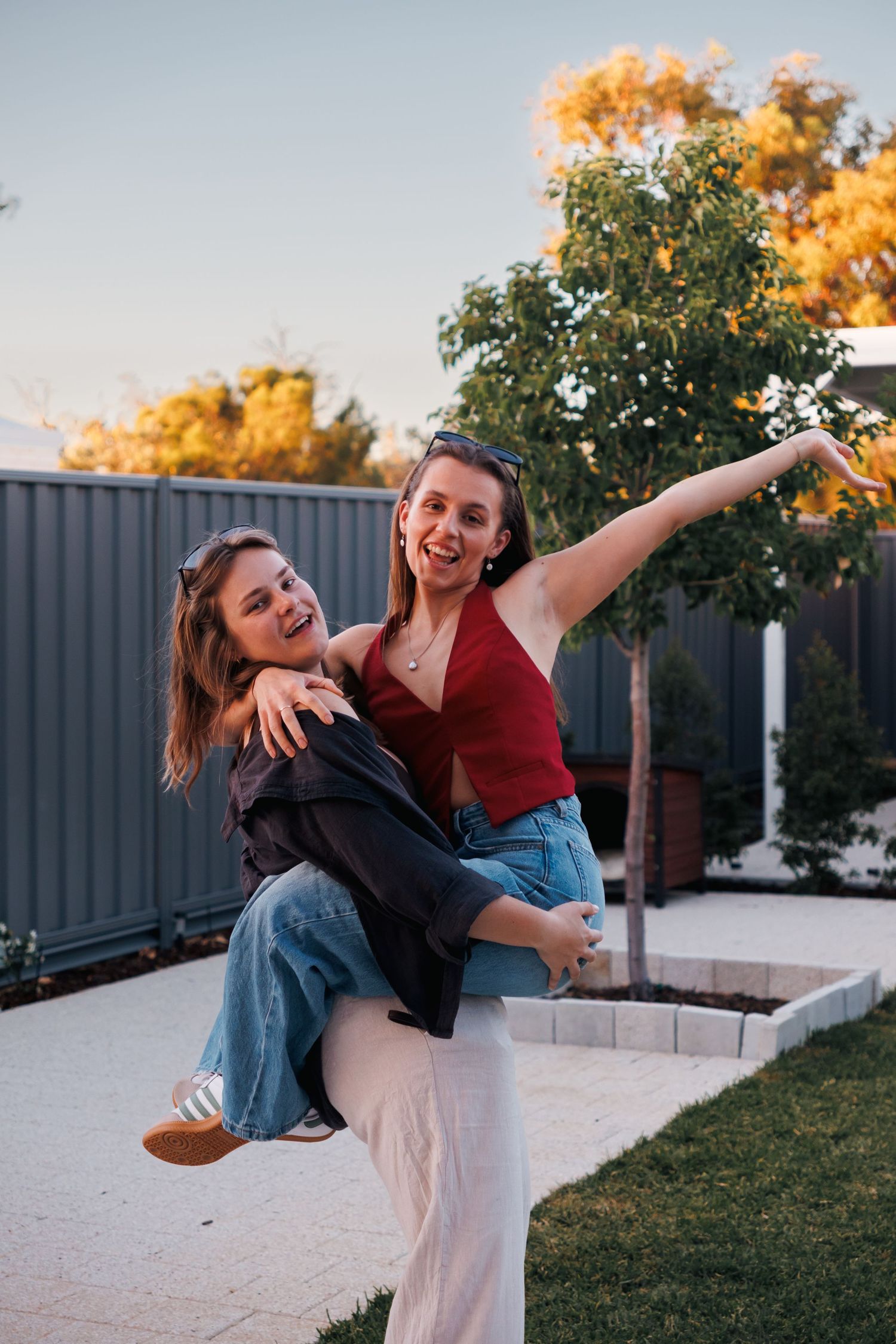 Lifestyle portrait with friends