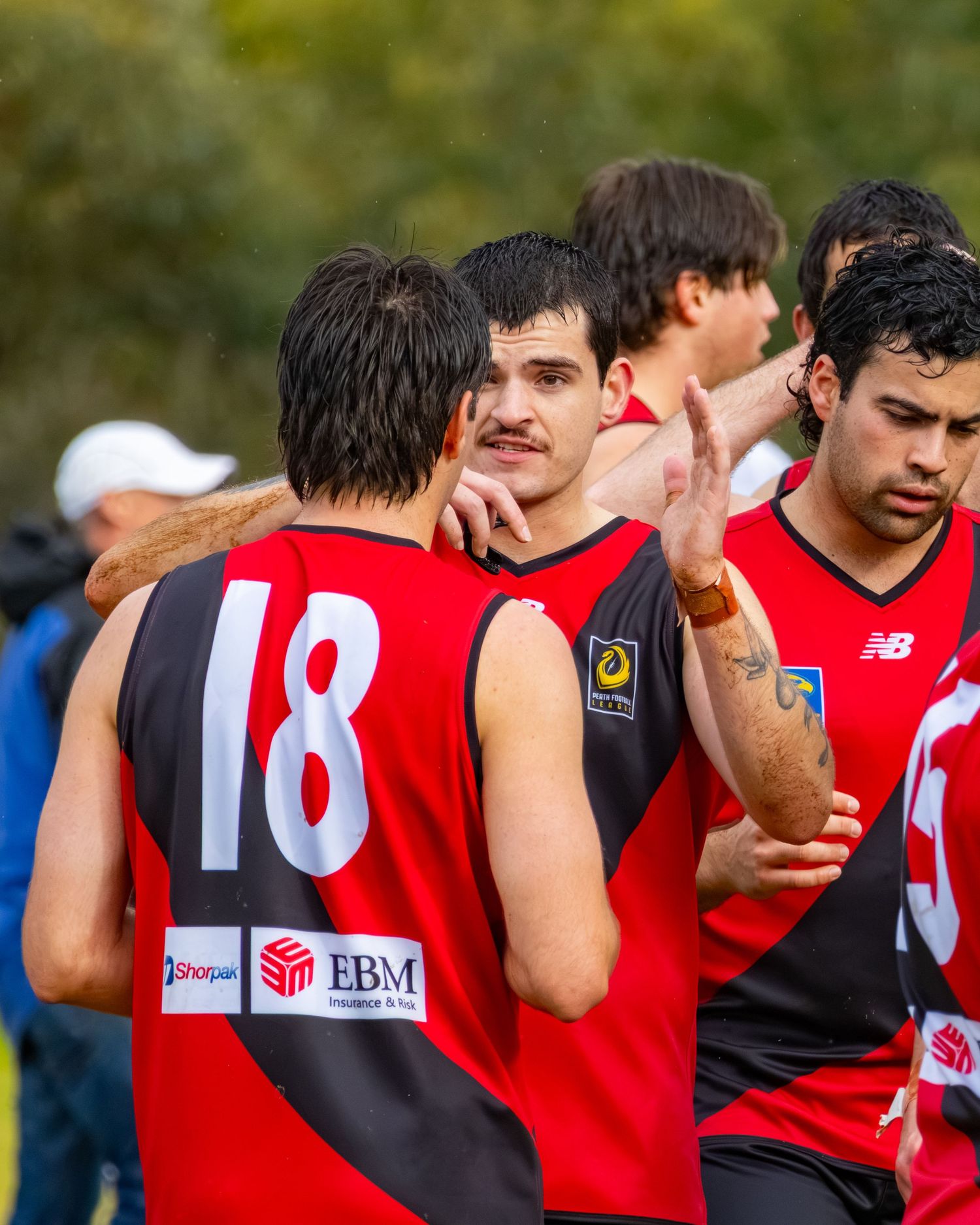 Getting it done at the footy