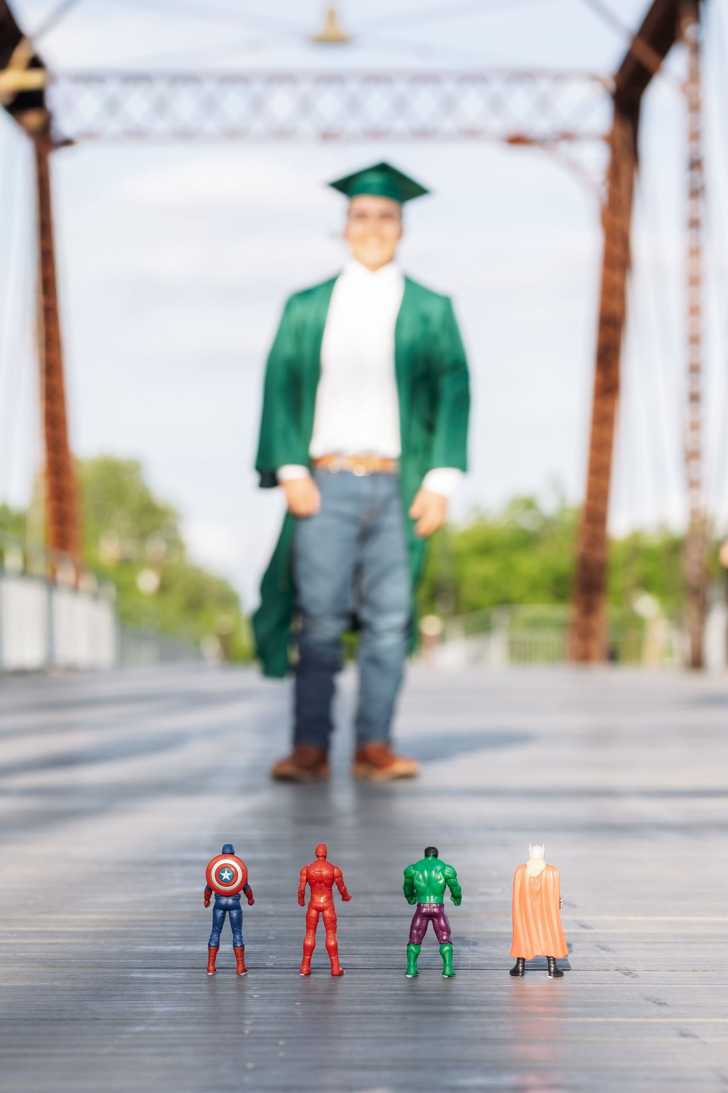 Graduation photos San Antonio Texas senior portraits cap and gown