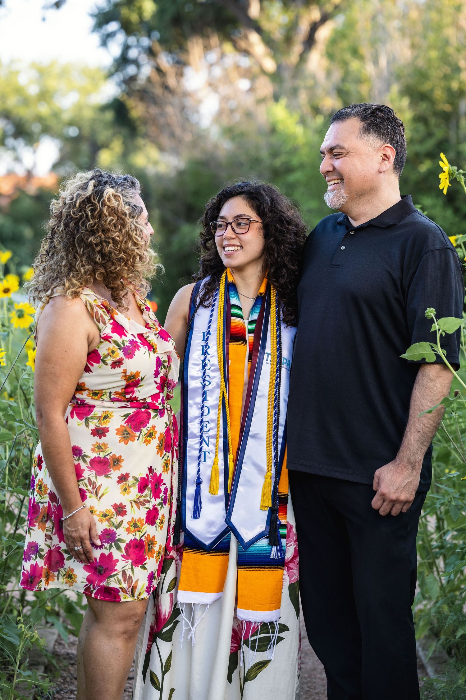 Graduation photos San Antonio Texas senior portraits cap and gown