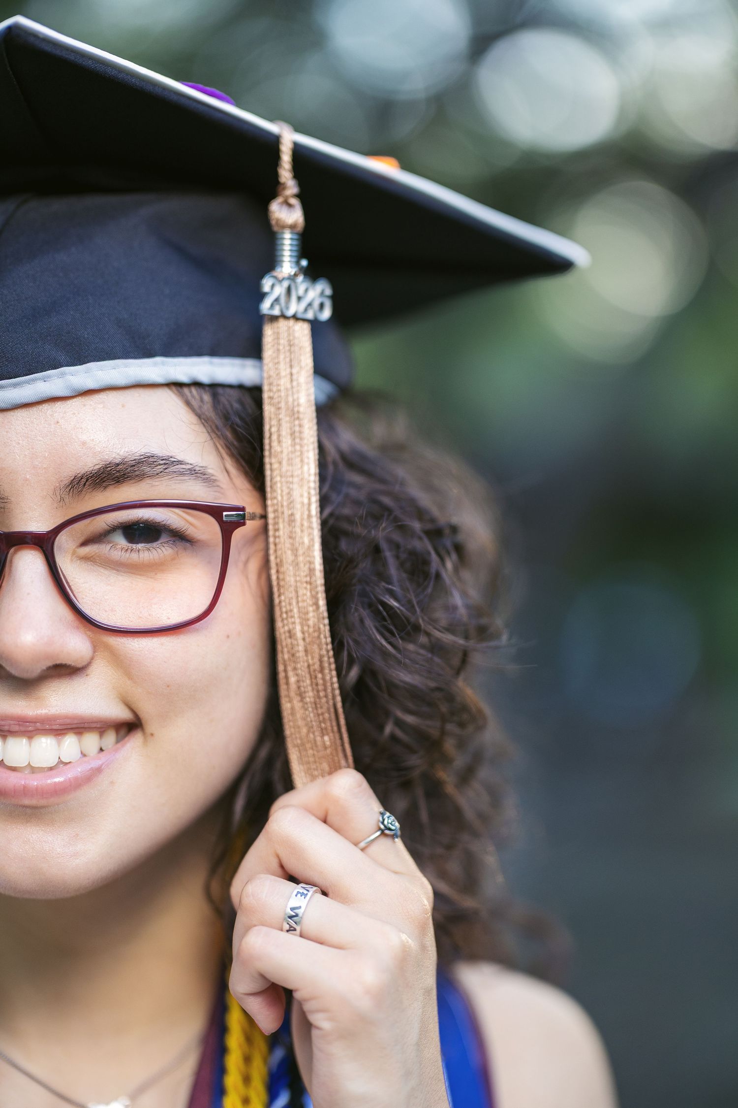 Graduation photos San Antonio Texas senior portraits cap and gown